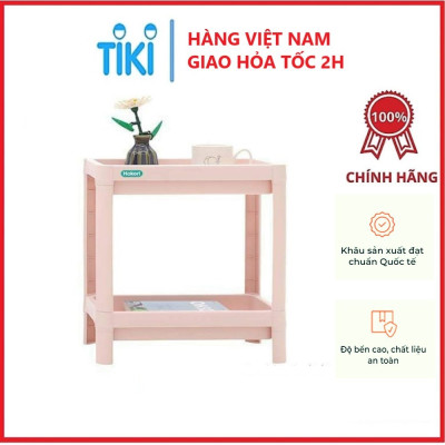 Kệ chữ nhật để đồ đa năng Osaka HOKORI 2 tầng nhựa VIỆT NHẬT cao cấp - Đựng đồ phòng tắm, gia vị, úp chén bát - Hàng chính hãng