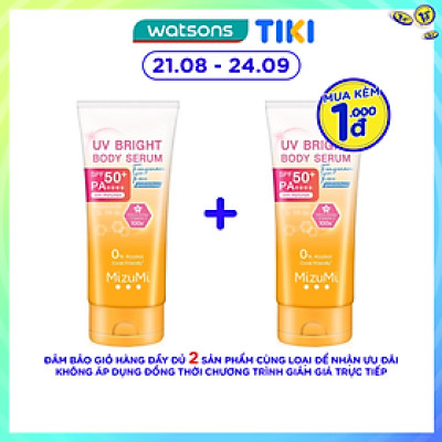 Kem Chống Nắng Mizumi UV Bright Body Serum Fragrance Free SPF50+ PA++++ 180ml