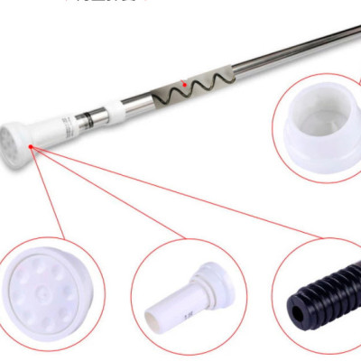 THANH RÈM PHÒNG TẮM, THANH TREO QUẦN ÁO, INOX KHÔNG GỈ, KHÔNG CẦN KHOAN TƯỜNG, TỦ