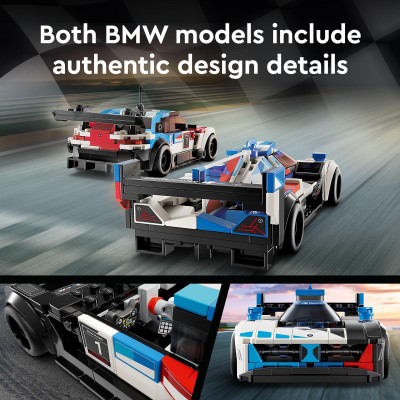 LEGO SPEED CHAMPIONS 76922 Đồ chơi lắp ráp Siêu xe BMW M4 GT3 & BMW M Hybrid V8 (676 Chi Tiết)