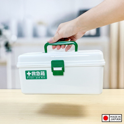 Hộp đựng thuốc & dụng cụ y tế Fudo Giken, thiết kế làm 2 ngăn dễ dàng phân chia đồ - nội địa Nhật Bản 