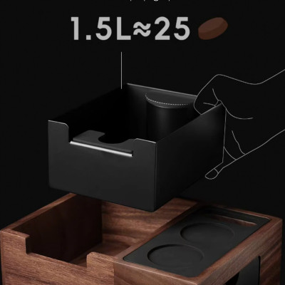 Feepie bàn đế nén cà phê đa năng gỗ óc chó Nam Mỹ