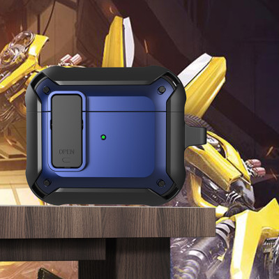 Bao Case Ốp Bảo Vệ Có Khóa Dành Cho Tai Nghe Airpods 3 Chống Sốc Kai Lolifo Lock Switch Kèm Móc Treo_ Hàng Chính Hãng 