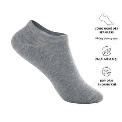 Combo 10 đôi tất lười nam ALLPUR chống tuột gót khử mùi thoáng khí siêu êm