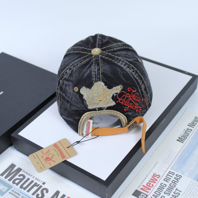 Nón nam, mũ lưỡi trai Ông Địa 35 phối vải jeans form đẹp thời trang đường phố