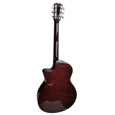 Đàn guitar acoustic DT70 có ty màu nâu đất Chất âm thanh vang tốt Dáng D có khuyết Action thấp Dành cho bạn mới tập đàn guitar