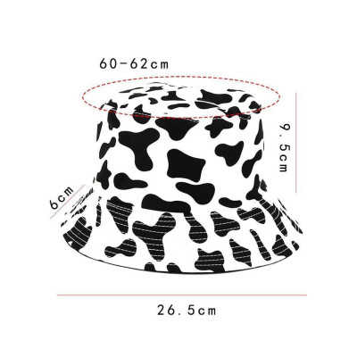 Mũ bucket Unisex nam nữ họa tiết trắng đen - Nón Ulzzang vành tròn - LEGEND SNEAKERS MD09