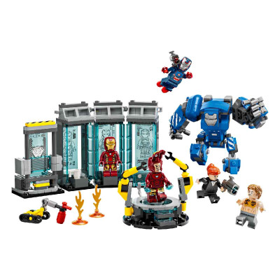 Đồ Chơi Lắp Ráp Bộ Sưu Tập Chiến Giáp Iron Man LEGO SUPERHEROES 76315 (384 chi tiết)