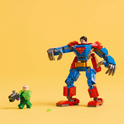 LEGO SUPERHEROES 76302Đồ Chơi Lắp Ráp Robot Siêu Nhân Đại Chiến Lex Luthor (120 chi tiết)