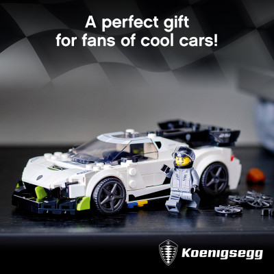 LEGO Speed Champions 76900 Siêu Xe Koenigsegg Jesko (280 chi tiết)