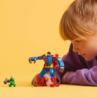 LEGO SUPERHEROES 76302Đồ Chơi Lắp Ráp Robot Siêu Nhân Đại Chiến Lex Luthor (120 chi tiết)