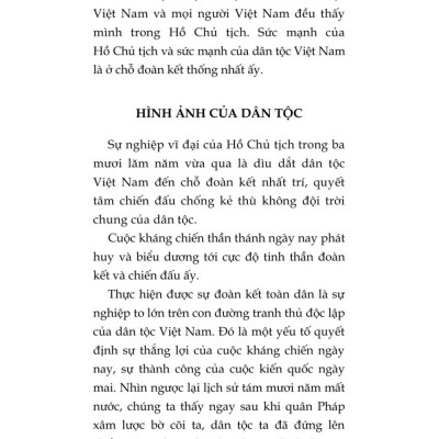 Hồ Chủ tịch - Hình ảnh của dân tộc, tinh hoa của thời đại (Xuất bản lần thứ hai) bản in 2025