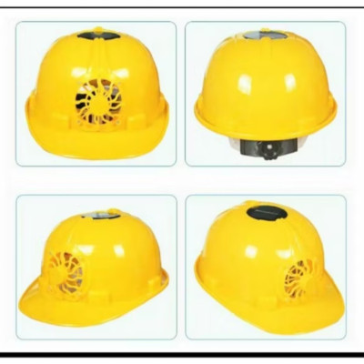 1 MŨ BẢO HỘ LAO ĐỘNG ĐỘI ĐẦU CÓ QUẠT GIÓ LÀM MÁT TRỰC TIẾP NĂNG LƯỢNG MẶT TRỜI AN TOÀN