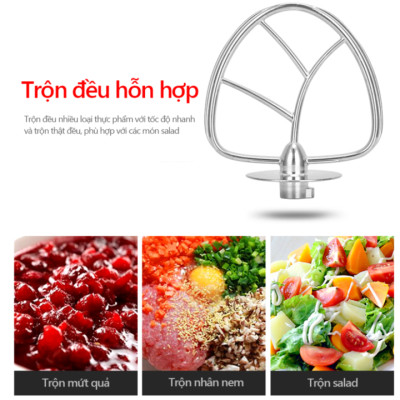 Máy trộn bột, đánh trứng cao cấp DSP KM3043 công suất 1400W tích hợp 6 tốc độ vận hành - Hàng Nhập Khẩu