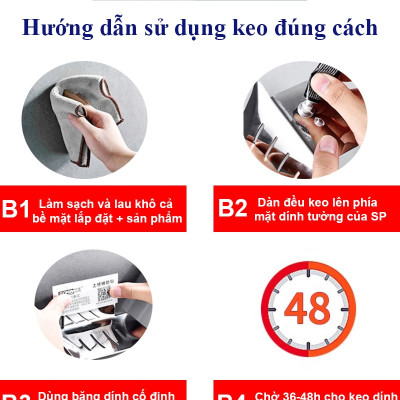 Kệ giá treo khăn tắm dán tường trong nhà vệ sinh Pimisi PR-011WM inox 304 giàn đa năng có kèm keo dán | hàng chính hãng