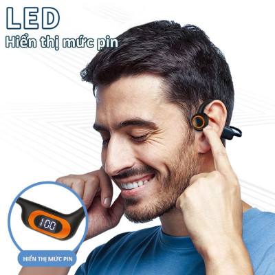 Tai Nghe Bluetooth VG06 Công Nghệ Âm Thanh Dẫn Xương Cao Cấp, Không Gây Đau Tai, Loại Tốt Chống Nước