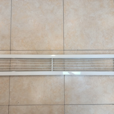 Miệng gió hồi điều hòa âm trần 1000x200 dạng nan bầu dục nhôm sơn tĩnh điện