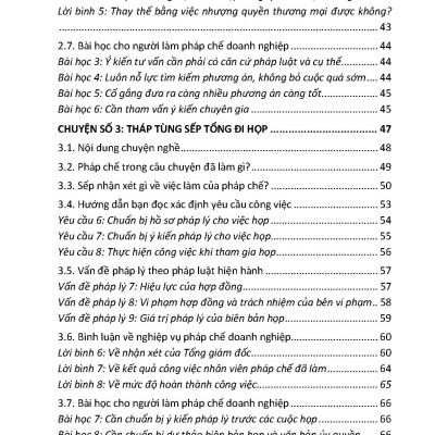 Pháp chế doanh nghiệp - Những câu chuyện nghề - Hướng dẫn - Bình luận - Bài học (Tập 1)