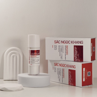 Bộ Combo Dưỡng Da Sắc Ngọc Khang [Serum Dưỡng Trắng Da Vitamin C + Kem Dưỡng Da Ban Ngày/Đêm]