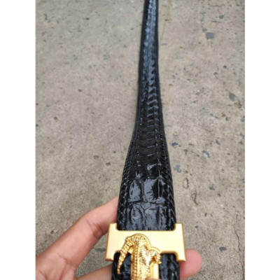 Thắt Lưng Da Cá Sấu Liền Bản Rộng 4cm H53D1
