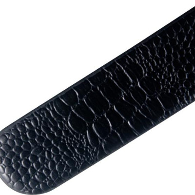 Thắt Lưng Nam Da Thật Vân Cá Sấu Huy Hoàng HT4114 (120 x 3.5 cm) - Đen