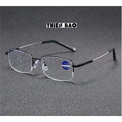 Kính lão thị, viễn thị càng hợp kim titan siêu dẻo xẻ cước KVM367 loại I sáng rõ chuẩn độ, đeo rất êm ái