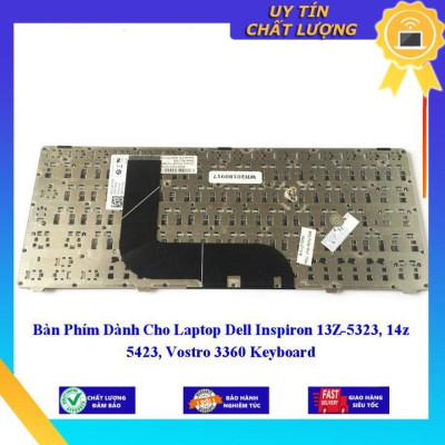 Bàn Phím dùng cho Laptop Dell Inspiron 13Z-5323 14z 5423 Vostro 3360 Keyboard  - Hàng Nhập Khẩu New Seal
