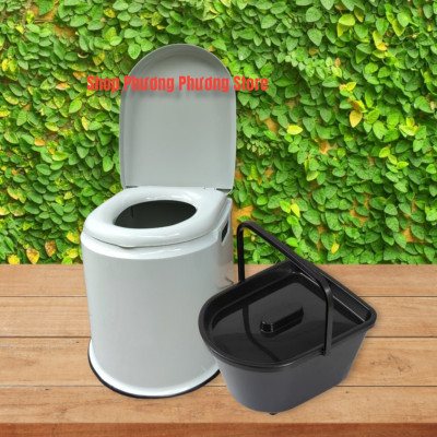 Bô vệ sinh cho người già di động vô cùng chắc chắn