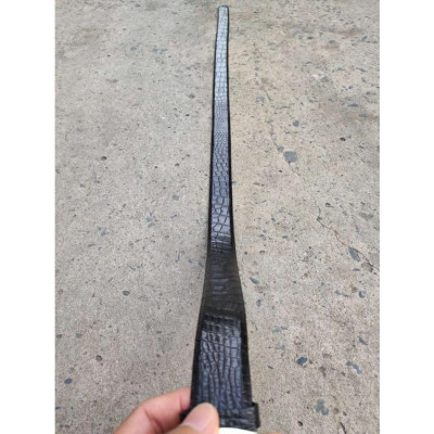 Thắt lưng liền nguyên tấm da bụng cá sấu N29D2 (Mặt vàng)