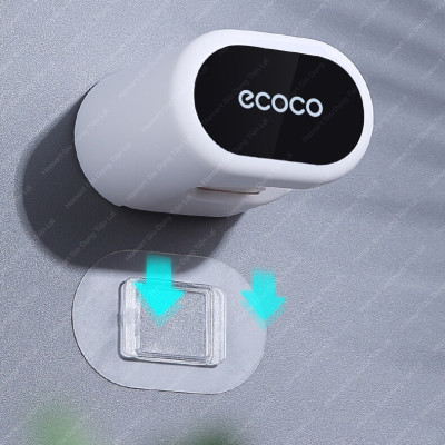 Miếng Dán Kệ Kem Đánh Răng OENON Ecoco Mũi Tên Bộ Nhả Kem Tự Động 3 4 Cốc Kệ Nhà Tắm Treo Tường