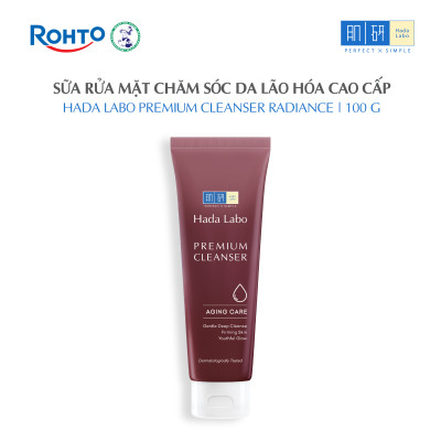 Sữa rửa mặt Hada Labo chống lão hóa Premium Cleanser Aging Care 100g