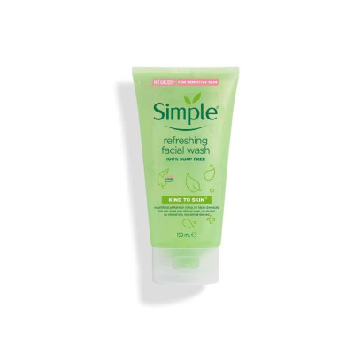 Combo Chăm Da Cơ Bản SIMPLE Nước Tẩy Trang 200ml + Sữa Rửa Mặt 150ml + Toner 200ml + Sữa dưỡng 125ml