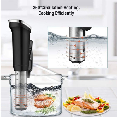 Máy nấu chậm Sous vide BioloMix SV-8008 Công suất 1200W Điều khiển màn hình LED - HÀNG NHẬP KHẨU