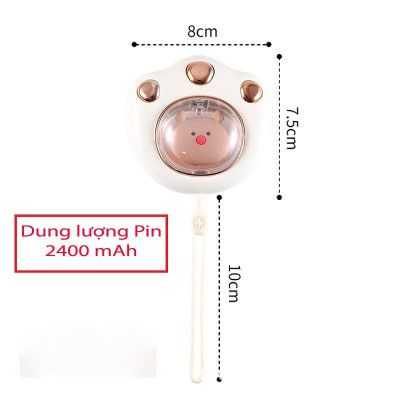 [KOSUYTU] Máy Sưởi Mini Cầm Tay Đa Chức Năng Hình Chân Mèo So Cute - Quạt Sưởi Ấm Mini Thông Minh Nhỏ Gọn Bỏ Túi, Ấm Mọi Nơi