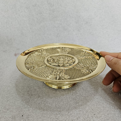 Đĩa Đựng Trái Cây Bằng Đồng, Đĩa Mâm Bồng Thờ Cúng