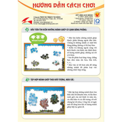 Tranh xếp hình Tia Sáng Đàn gà 30 mảnh ghép - Tặng kèm tranh tô màu cho bé