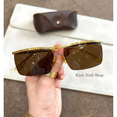 Kính râm Amor ve vàng càng nhỏ gọng mạ vàng 14K 1/25 - Đẳng cấp phái mạnh
