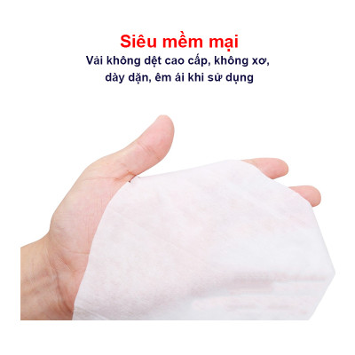 COMBO 5 GÓI KHĂN ƯỚT AGI KHÔNG HƯƠNG LOẠI 100 TỜ - GIAO MÀU NGẪU NHIÊN