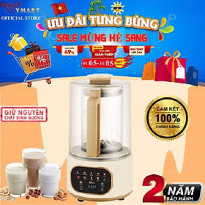 Máy Làm Sữa Hạt Cao Cấp SEKA E500 Chống Ồn, Chống Trào, Dung Tích 1.5L,10 Chức Năng (Model New) - Hàng Chính Hãng