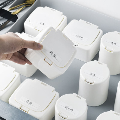 Hộp Đựng Tăm Bông Tẩy Trang Mini Storage Box Nhựa ABS Nắp Kín Tự Động Chống Ẩm Mốc