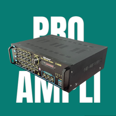 Amply Karaoke Bluetooth Công Suất Lớn 800W Zenbos Z-8600, 12 Sò Đại (Hàng Chính Hãng)