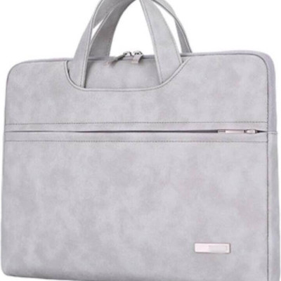 Túi xách da dành cho macbook, laptop, surface chống nước, chống sốc ưu việt - Tặng kèm ví đựng phụ kiện