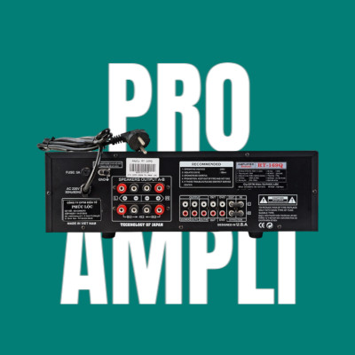 Amply Karaoke Bluetooth Công Suất Lớn 700W Rinton RT-169Q, 12 Sò Đại (Hàng Chính Hãng)