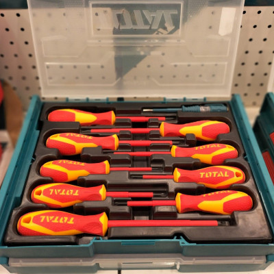 BỘ 10 CÔNG CỤ CẦM TAY CÁCH ĐIỆN TOTAL THKTV02S101 - HÀNG CHÍNH HÃNG