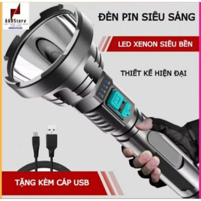 ĐÈN PIN KHỦNG SIÊU SÁNG RỌI XA CÓ 3 CHẾ ĐỘ CỰC KHỦNG CHO MỌI GIA ĐÌNH 