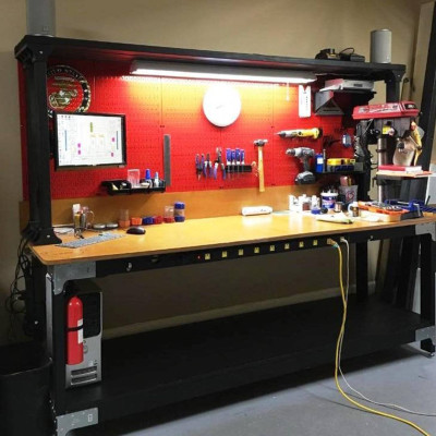 Bảng Treo Đồ Nghề Pegboard Cơ Khí SMLIFE D1 Red - Lưu Trữ Trưng Bày Dụng Cụ Sửa Chữa Thông Minh Dễ Tìm Kiếm