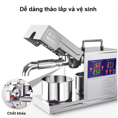 Máy ép dầu thực vật chuyên nghiệp thương hiệu Anh Quốc Aosida B03S cao cấp - Hàng nhập khẩu