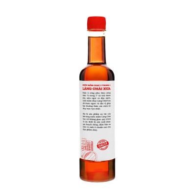 Thùng 6 chai nước mắm CHAY 3 trong 1 Làng Chài Xưa 525ml trái thơm nấm ngọt đậu nành 300 năm truyền thống