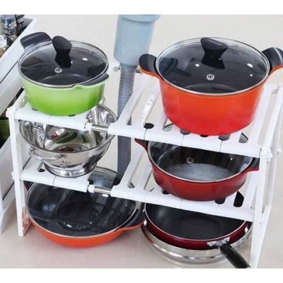 Kệ Để Xoong Chảo Dưới Gầm Bếp Tiện Lợi Chắc Chắn - Kệ Để Đồ 2 Tầng Mingxuan Dưới Bồn Rửa Bát