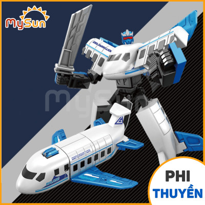 Đồ chơi mô hình Robot biến hình xe ô tô Transformer Optimus Prime, Bumblebee MySun